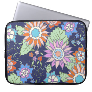 Vers naadloos achtergrondpatroon - zomer laptop sleeve