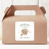 Vers Op De Markt Boerenmarkt Bruidsfeest Vierkante Sticker