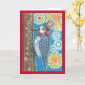 Vers PATRIOTIQUE de CARTE DE VOEUX de FEUX (Fleur jaune)