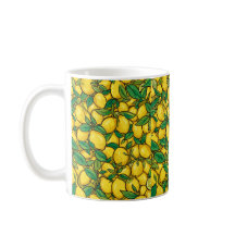 Vers patroon van citroen citrus