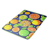 Vers pattern van verse citrus schijf badmat (Gekanteld)