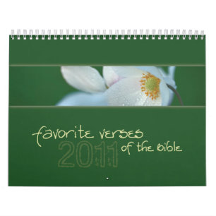 Vers préférés du calendrier 2011 de bible