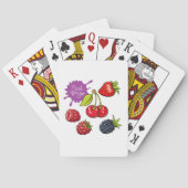 Vers rijpe vruchten-plukkaarten pokerkaarten (Achterkant)