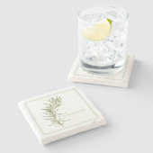 VERS ROZEMARIJN Onderzetter (+tekst) (Zijkant)