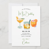 Vers sinaasappel sap drink verjaardagsfeest kaart (Voorkant)