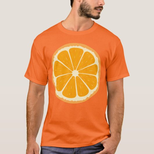Vers Sinaasappel vruchtensap Citroensap Illustrati T-shirt (Voorkant)