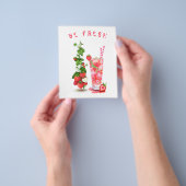 Vers Sinaasappelsap Koel Drank - Zomerfruit Flyer (Hand)