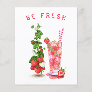 Vers Sinaasappelsap Koel Drank - Zomerfruit Flyer