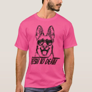 Vers tot de dood Schattige Hondenliefhebber Nieuwh T-shirt