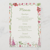 Vers uit de markt Vrijgezellenfeest Menu (Voorkant)