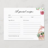 Vers uit de markt Vrijgezellenfeest Recept Kaart (Voorkant)