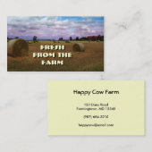 Vers uit het Boerderij Visitekaartje (Voorkant / Achterkant)
