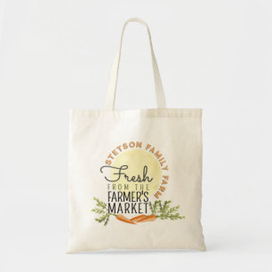 Vers van de boerenmarkt Boerderijnaam Lokaal     Tote Bag