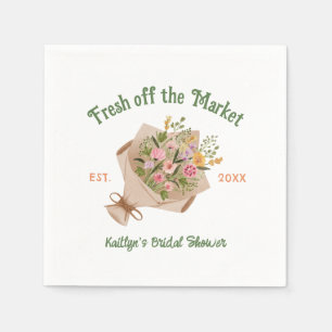 Vers Van De Markt Boerenmarkt Bruidsfeest Servet