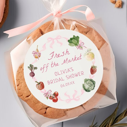 Vers Van De Markt Bruidsfeest Sticker