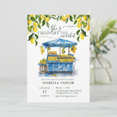 Vers van de markt Citrus Lemon Vrijgezellenfeest Kaart (Staand voorkant)