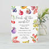 Vers van de markt Fruit Vrijgezellenfeest Kaart (Staand voorkant)