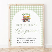 Vers van de markt hoe oud was het bruidegom teken poster