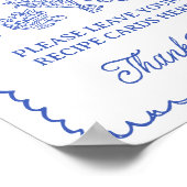 Vers van de markt Recept Kaarten Douche Teken Poster (Hoek)