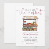 Vers van de markt rustiek Vrijgezellenfeest Kaart (Voorkant / Achterkant)