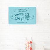 Vers van de markt Seafood Bachelorette Party Spandoek (Insitu)