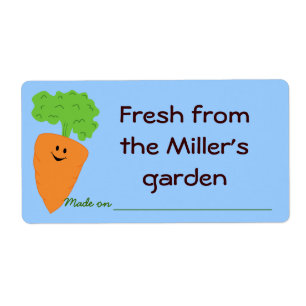 Vers van het Garden Produce Label