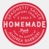 Vers van mijn keuken inblikken label aangepaste kl (Voorkant)