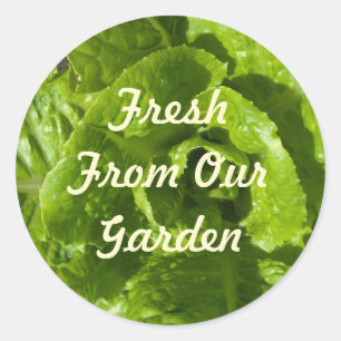 Vers van onze tuin Sjabloon Ronde Sticker