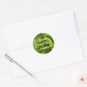 Vers van onze tuin Sjabloon Ronde Sticker (Envelop)