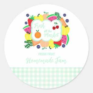 Vers Vers Van De Markt Bruidsmeisjesfeest Eigen Ze Ronde Sticker