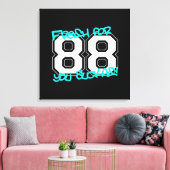 vers voor '88 canvas afdruk (Insitu (Woonkamer))