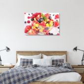 Vers vruchtensalade canvas afdruk (Insitu (Slaapkamer))