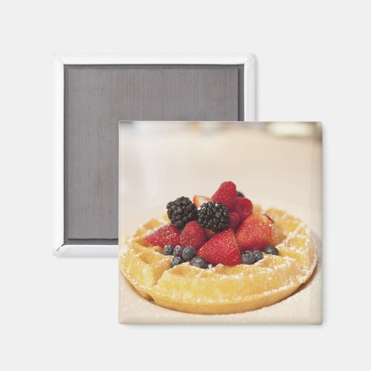 Vers vruchtenwafel magneet (Voorkant / Achterkant)