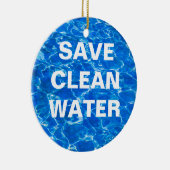 Vers water - Versie drie van drie Keramisch Ornament (Rechts)