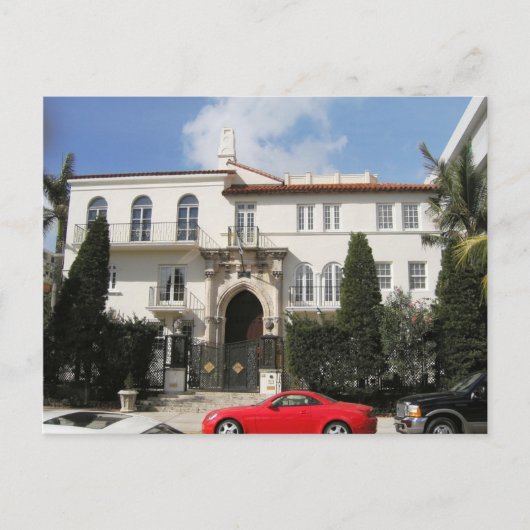 Versace Mansion Briefkaart (Voorkant)