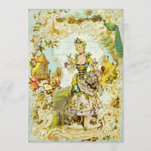 Versailles Butterfly Garden Invitations Kaart