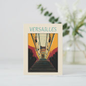 Versailles château afbeelding Frans Briefkaart (Staand voorkant)