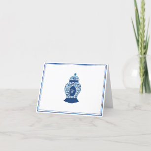 Versailles Chinoiserie Gemberpot Monogram W Bedankkaart