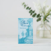 Versailles fait du jardinage carte de visite (Debout devant)