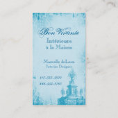 Versailles fait du jardinage carte de visite (Dos)