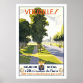 Versailles  Frans reisbureau Poster (Voorkant)