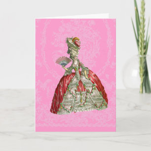 Versailles Marie Antoinette Stationery Kaart