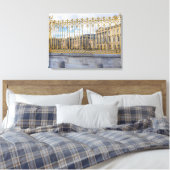 Versailles Palace gouden leuningen canvas print (Insitu (Slaapkamer))