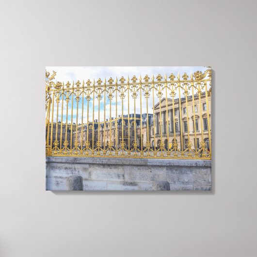 Versailles Palace gouden leuningen canvas print (Voorkant)