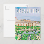 Versailles Photo Vintage Briefkaart (Voorkant / Achterkant)