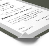 Versatile Achievement Certificate Template Poster (Hoek)