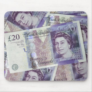Verscheidene Bills New British0 Pounds Money Muismat