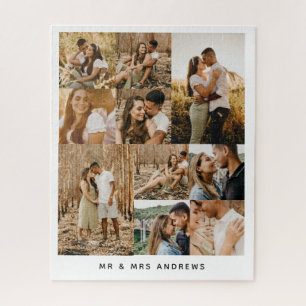 Verscheidene foto's die Lovely Couple verzamelen Legpuzzel