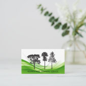 Verscheidenheid aan bomen | Landschapsarchitectuur Visitekaartje (Staand voorkant)