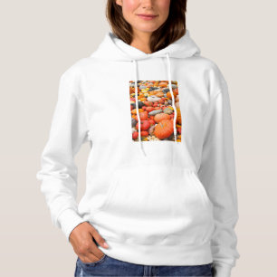 Verscheidenheid aan pompoenen te koop, Duitsland Hoodie